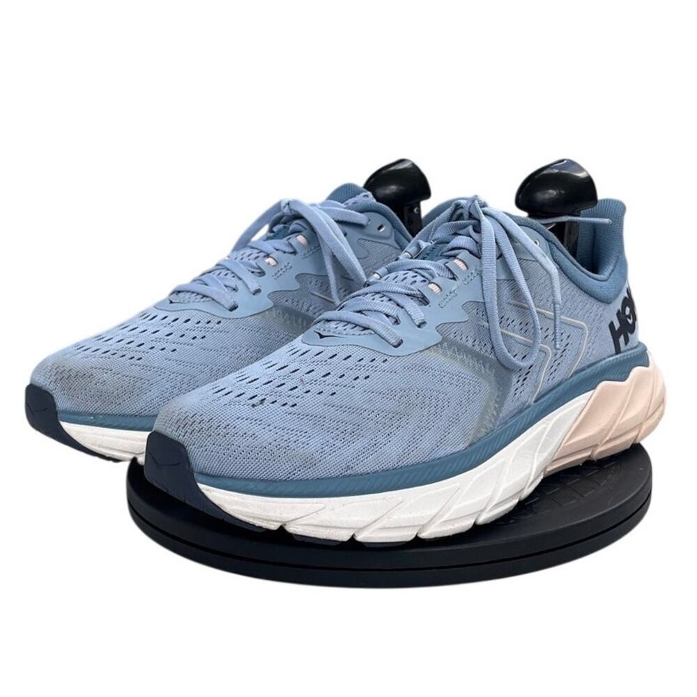 Womens Hoka One One Arahi 5 1115012BFPB Mesh Athletic Sneaker Shoes SZ 9.5B Blue - Picture 2 of 6